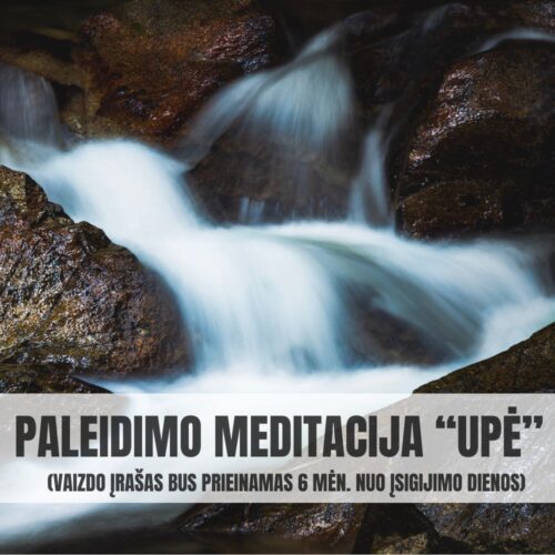 Paleidimo meditacija "Upė"